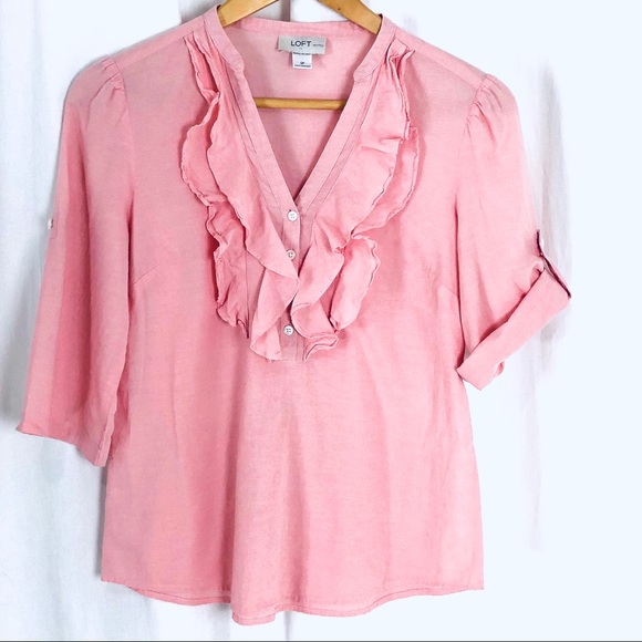 Ann Taylor Loft petite blouse - Picture 2 of 7